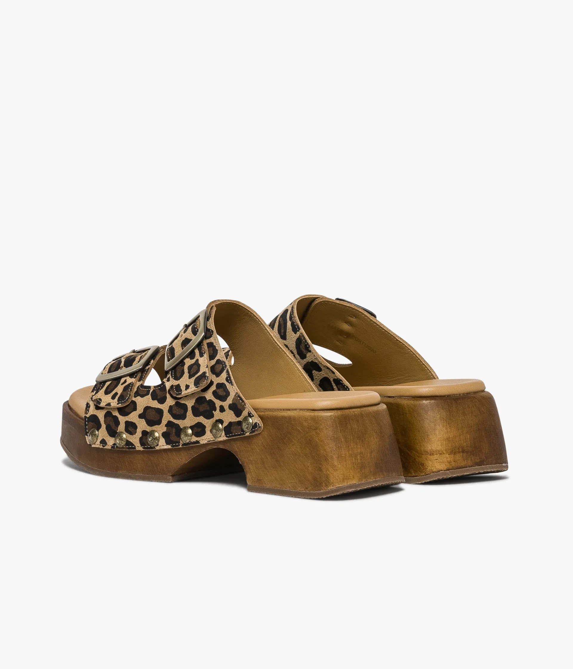 Outlet MULE WONDERFULL LEOPARD Femme Sandales