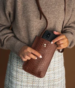 POCHETTE ABSOLU COGNAC Femme Sacs À Bandoulière