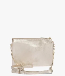 Hot POCHETTE AIMER PLATINE Femme Sacs À Bandoulière