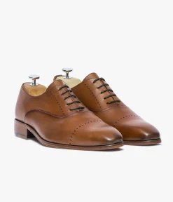 Discount RICHELIEU LASZLO COGNAC Homme Chaussures De Ville