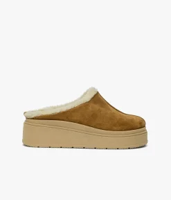 Hot SABOTS ANINA COGNAC Femme Mocassins