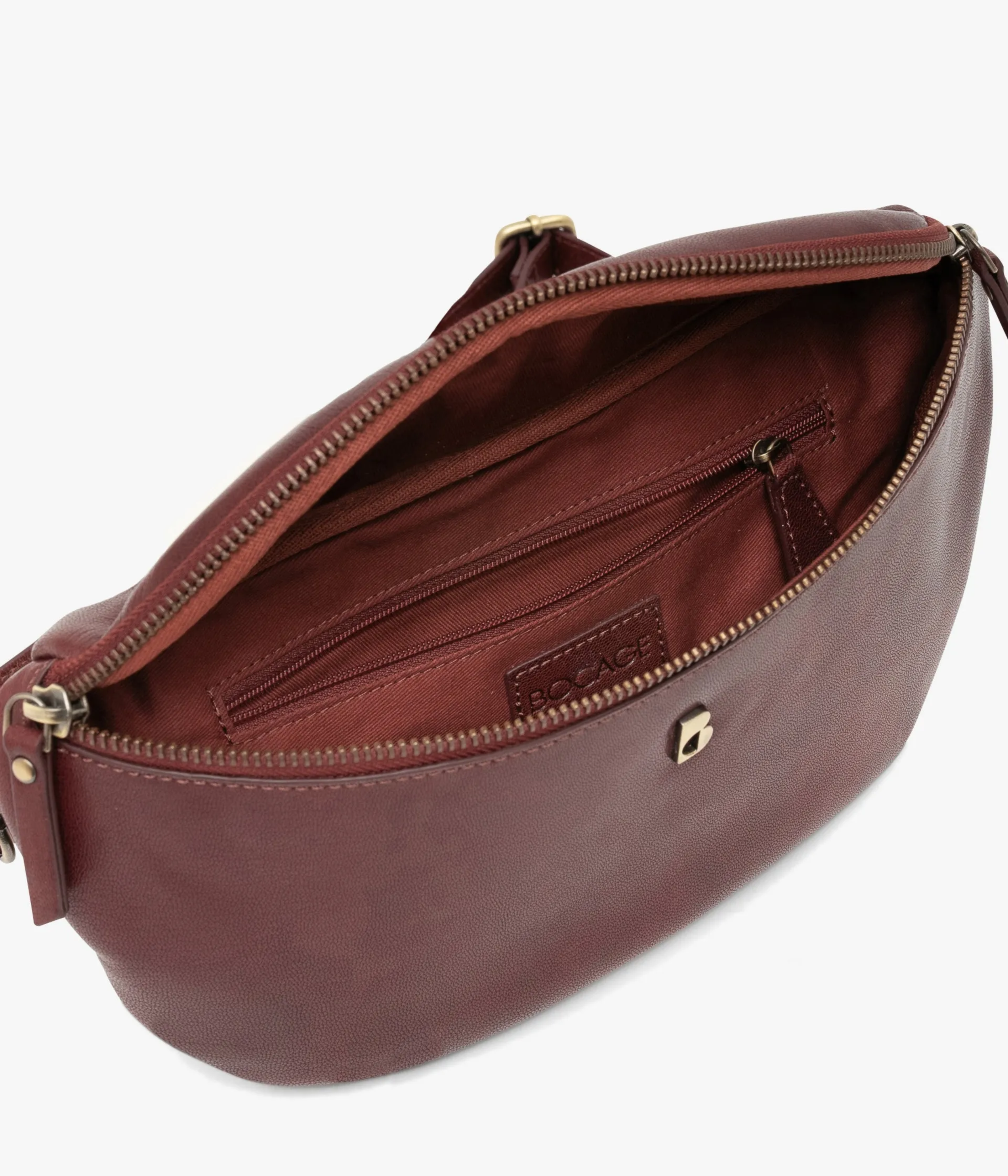 Sale SAC BANANE ALBANOX CHATAIGNE Femme Sacs Banane|Sacs À Bandoulière