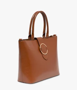 Sale SAC BISOUS CAMEL Femme Sacs Porté Épaule|Sacs Cabas