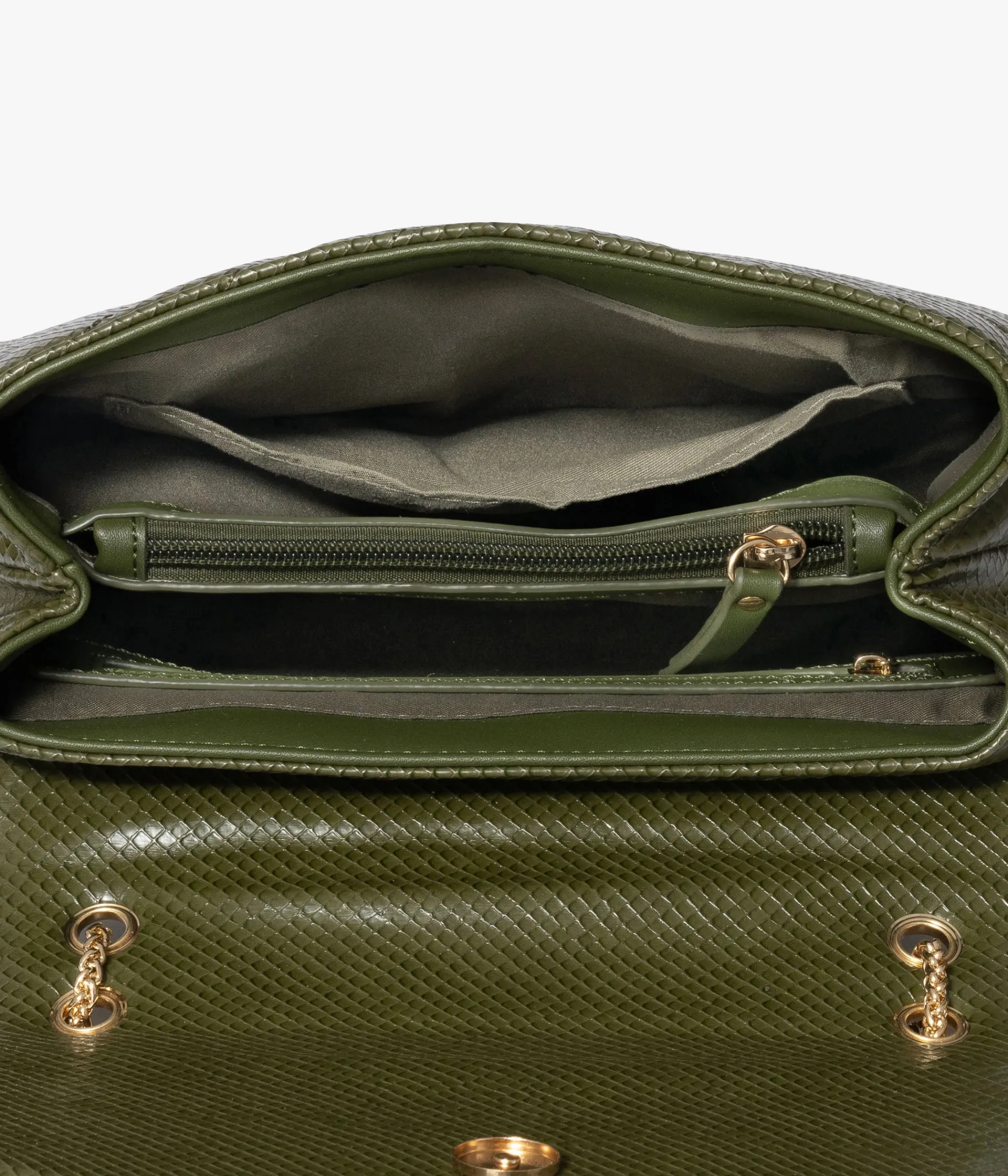 SAC CLEMENCE KAKI Femme Sacs Porté Épaule|Sacs À Bandoulière