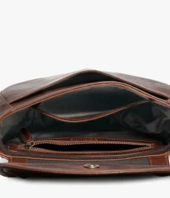 Discount SAC COMETE COGNAC Femme Sacs À Bandoulière