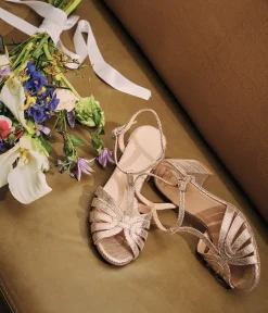 Online SANDALE HADELE PLATINE Femme Sandales