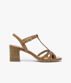 Outlet SANDALE HAROMA COGNAC Femme Sandales