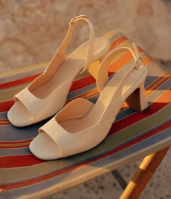 Outlet SANDALE HILYESSA ECRU Femme Sandales