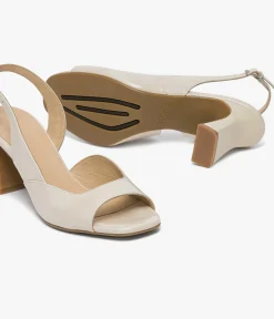 Outlet SANDALE HILYESSA ECRU Femme Sandales