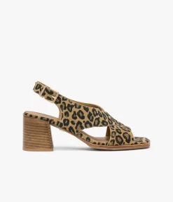Clearance SANDALE HORSA LEOPARD Femme Sandales