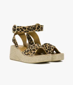 Hot SANDALE HORTENSE LEOPARD Femme Sandales