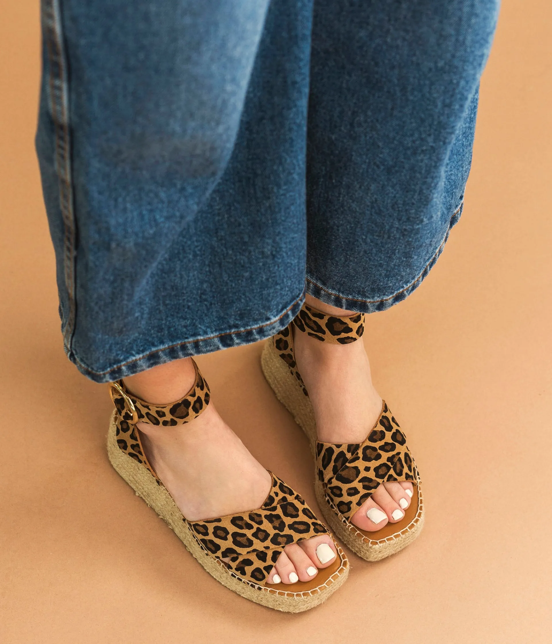 Hot SANDALE HORTENSE LEOPARD Femme Sandales