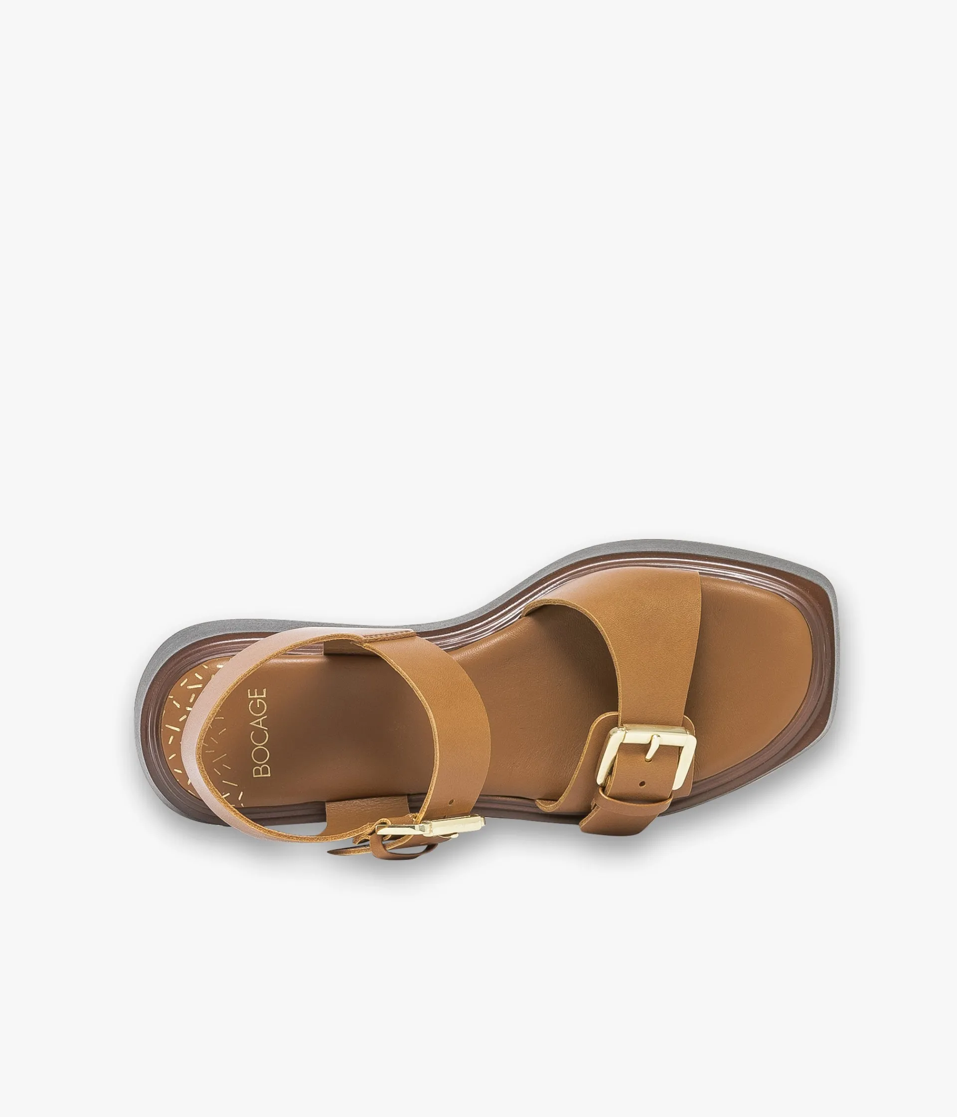 SANDALE JARKARTY COGNAC Femme Sandales