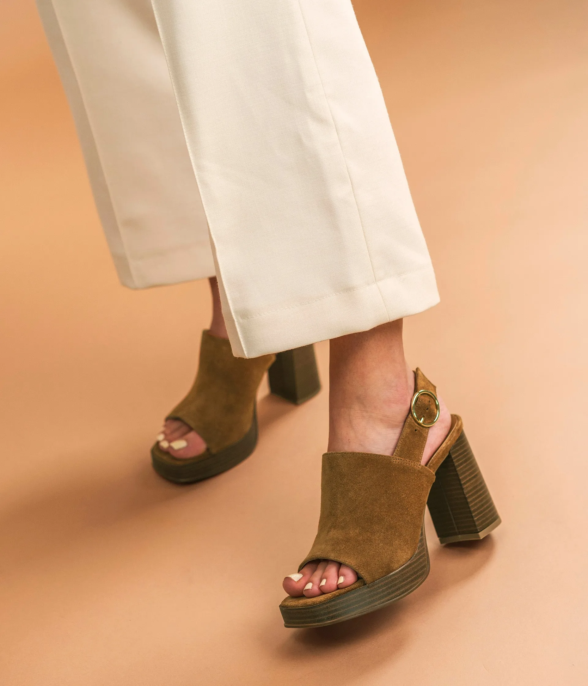 Hot SANDALE PIPA COGNAC Femme Sandales