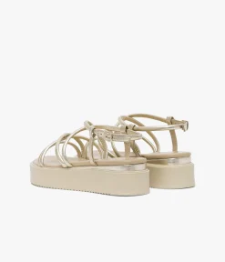 New SANDALE ROMMIE PLATINE Femme Sandales