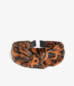 Outlet SERRE-TETE GUSTINE LEOPARD Femme Chapeaux & Coiffants