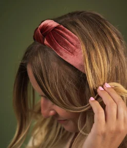 Hot SERRE-TETE GUSTINE ROSE Femme Chapeaux & Coiffants