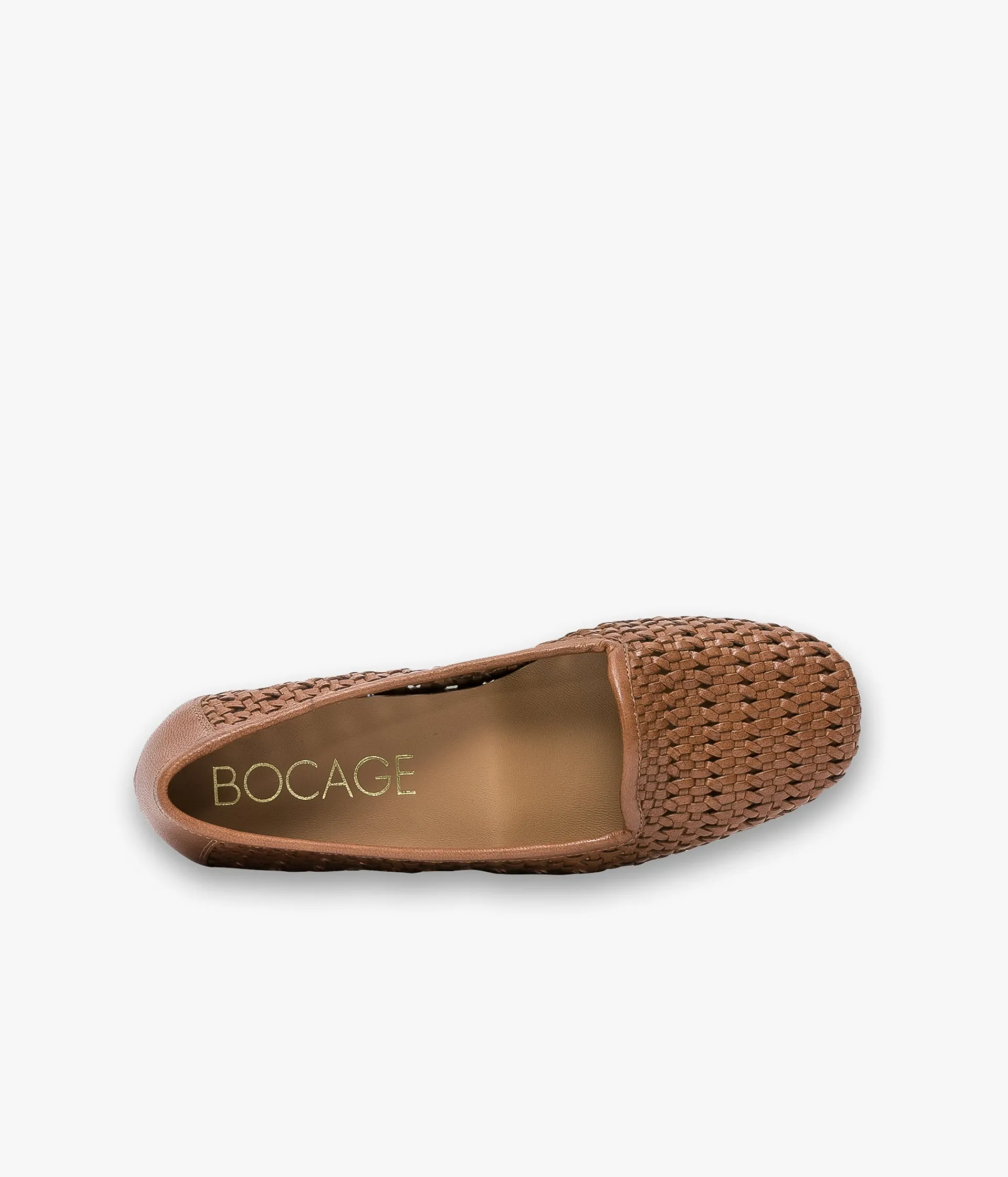 Clearance SLIPPER AMORY COGNAC Femme Mocassins