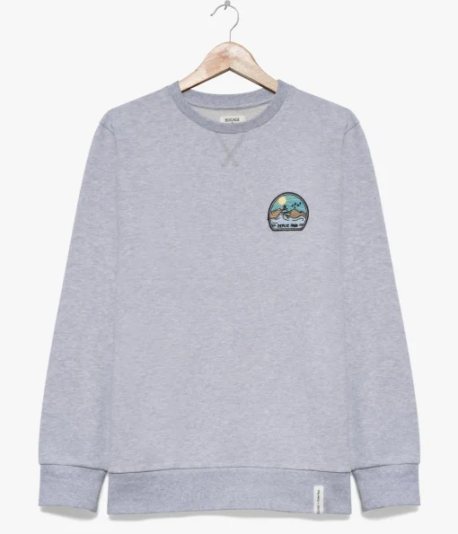 Hot SWEAT HATEJA GRIS Homme Vêtements