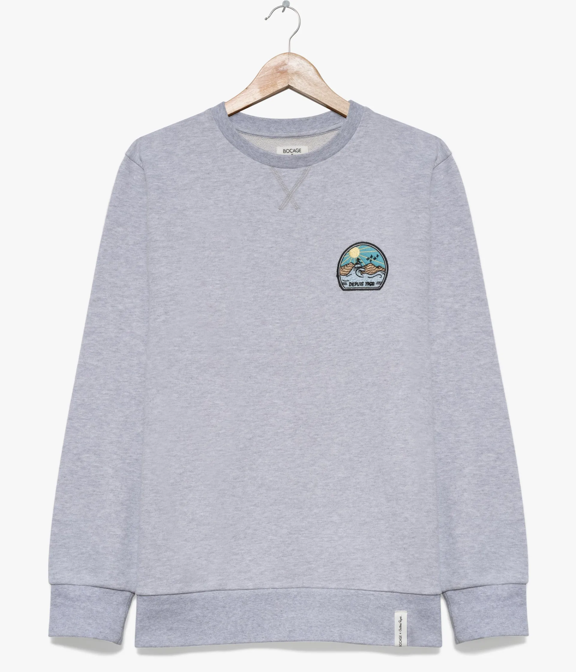 Hot SWEAT HATEJA GRIS Homme Vêtements