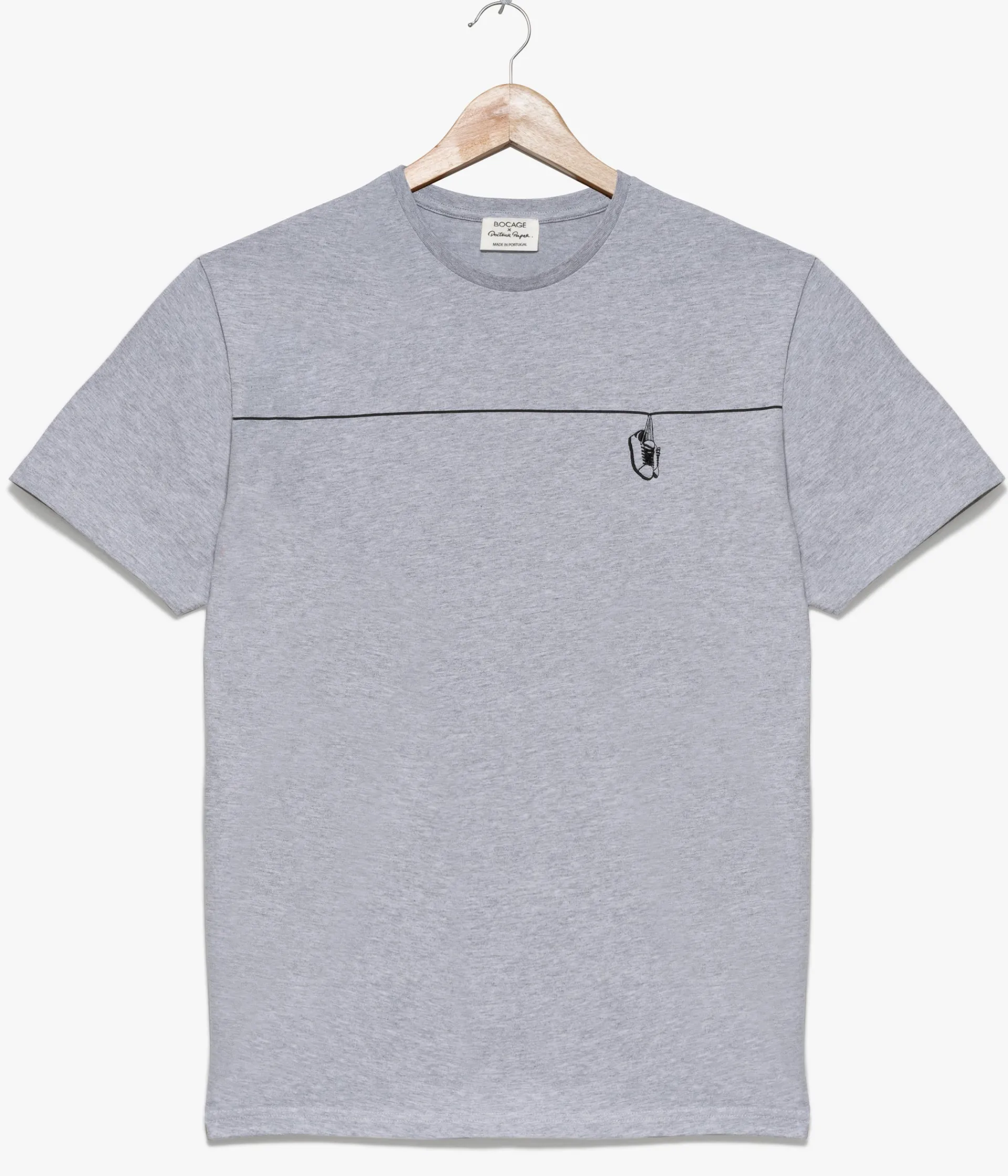 Hot TEE-SHIRT HOJE GRIS Homme Vêtements