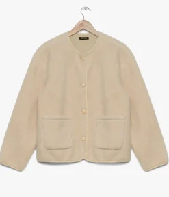 Discount VESTE HELMA ECRU Femme Vêtements