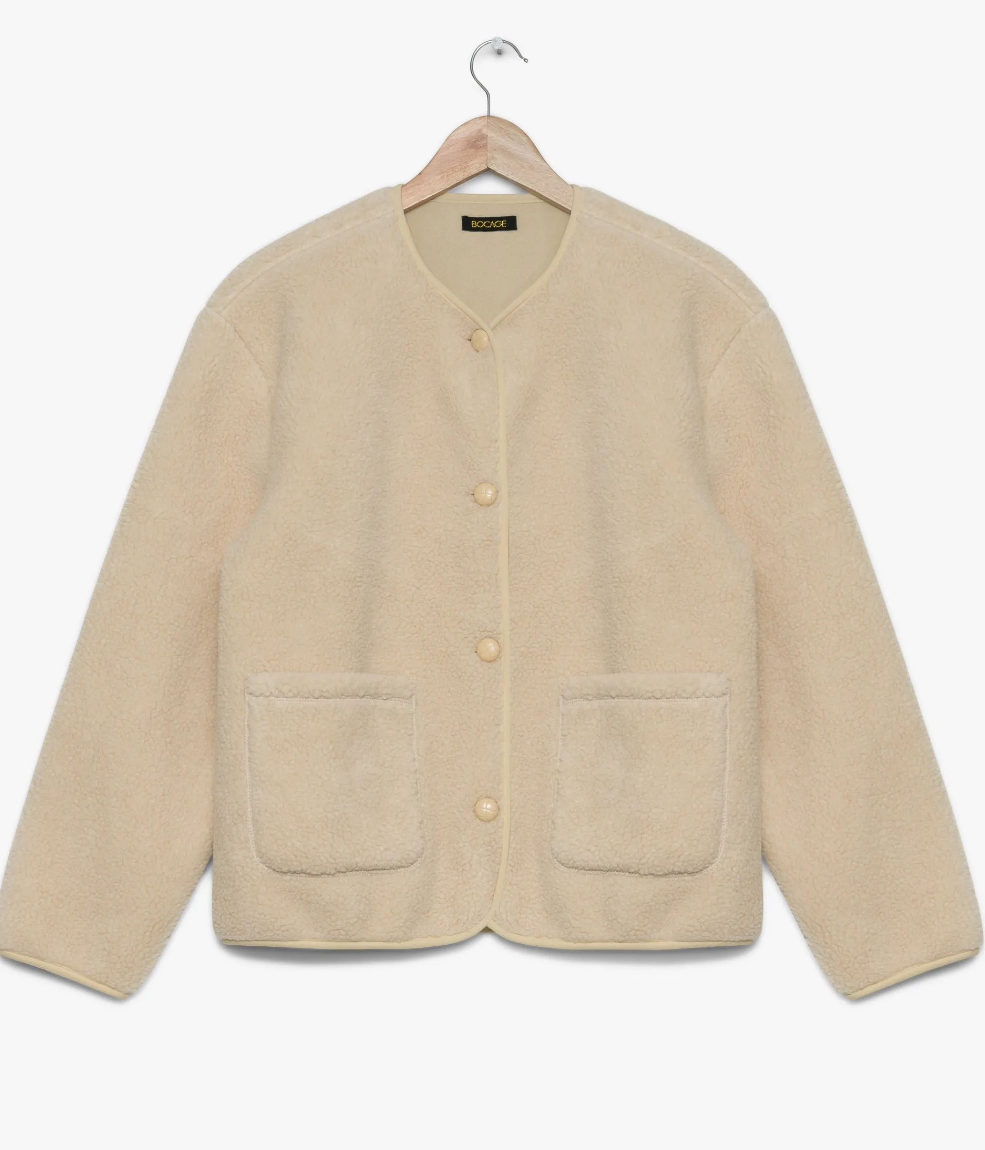 Discount VESTE HELMA ECRU Femme Vêtements